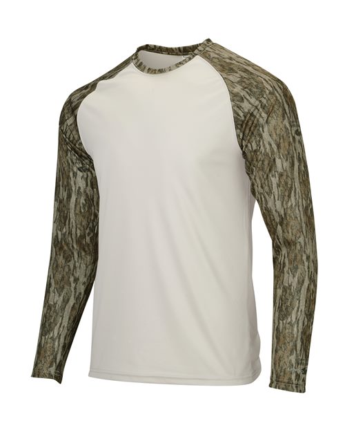 Paragon Men's Jackson Mossy Oak Colorblocked Long Sleeve T-Shirt 11697