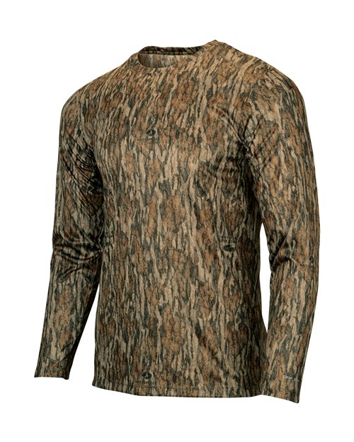Paragon Men's Oxford Performance Camo Print Long Sleeve T-Shirt 11698
