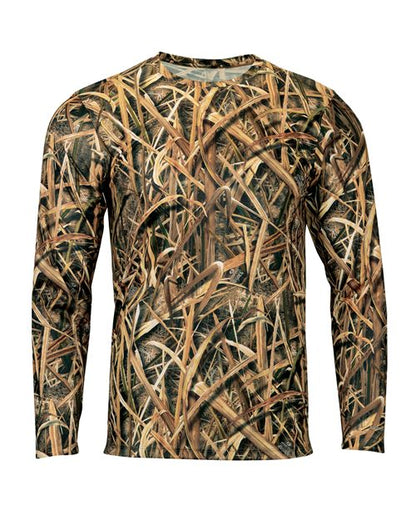 Paragon Men's Oxford Performance Camo Print Long Sleeve T-Shirt 11698
