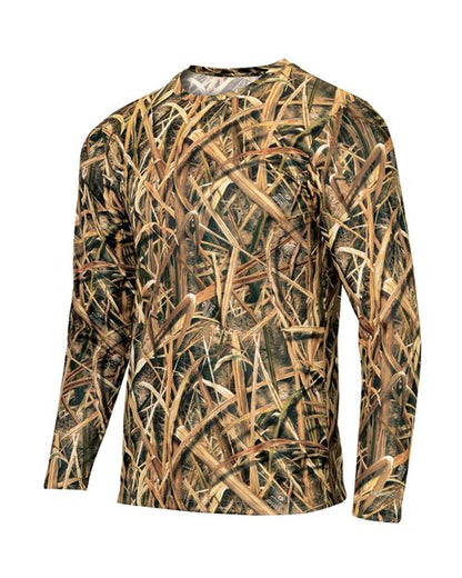 Paragon Men's Oxford Performance Camo Print Long Sleeve T-Shirt 11698