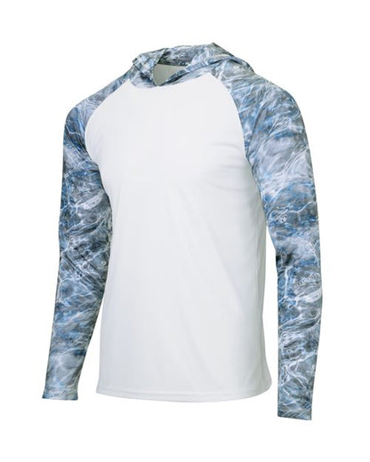 Paragon Men's Biloxi Performance Colorblocked Hooded Long Sleeve T-Shirt 11699