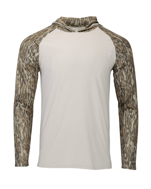 Paragon Men's Biloxi Performance Colorblocked Hooded Long Sleeve T-Shirt 11699