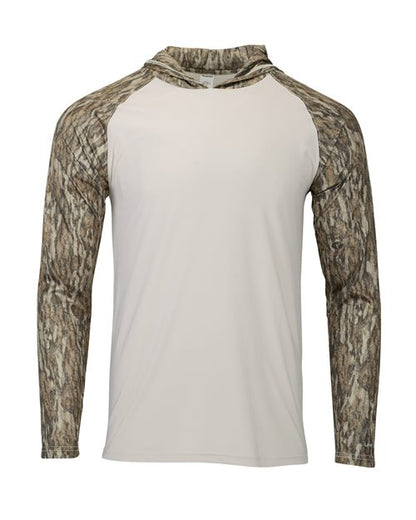 Paragon Men's Biloxi Performance Colorblocked Hooded Long Sleeve T-Shirt 11699