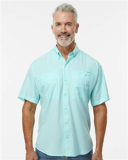 Custom Embroidered  Paragon Hatteras Performance Short Sleeve Fishing Shirt 700  