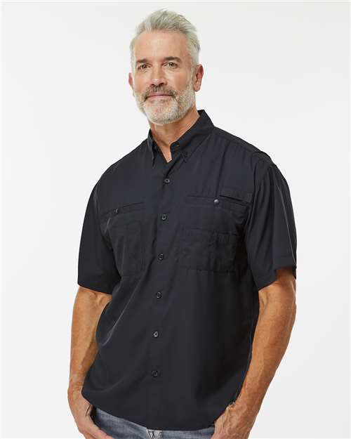 Custom Embroidered  Paragon Hatteras Performance Short Sleeve Fishing Shirt 700  