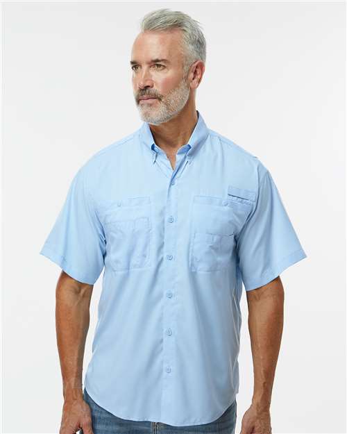 Custom Embroidered  Paragon Hatteras Performance Short Sleeve Fishing Shirt 700  