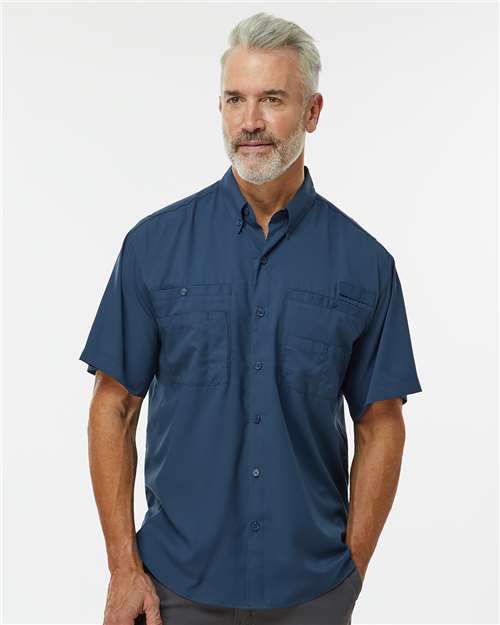 Custom Embroidered  Paragon Hatteras Performance Short Sleeve Fishing Shirt 700  