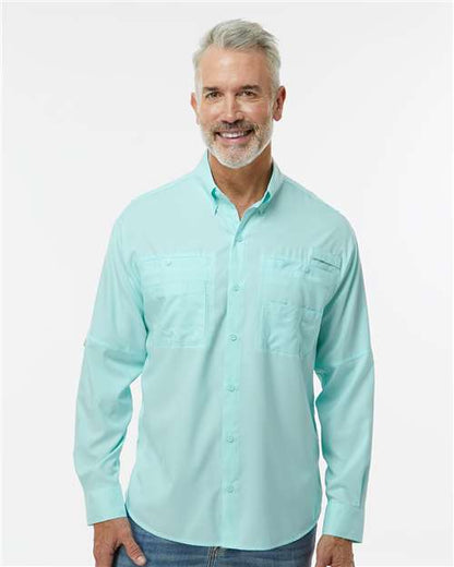 Custom Embroidered  Paragon Kitty Hawk Performance Long Sleeve Fishing Shirt 702  