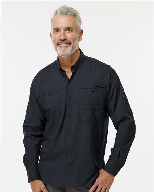 Custom Embroidered  Paragon Kitty Hawk Performance Long Sleeve Fishing Shirt 702  