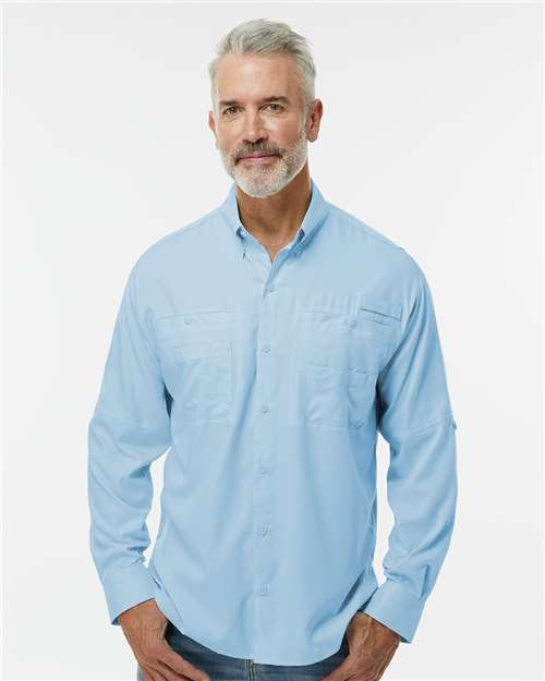 Custom Embroidered  Paragon Kitty Hawk Performance Long Sleeve Fishing Shirt 702  
