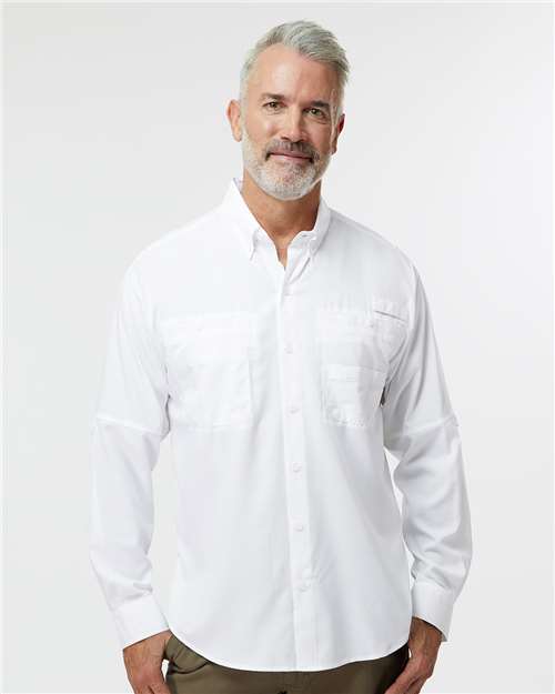 Custom Embroidered  Paragon Kitty Hawk Performance Long Sleeve Fishing Shirt 702  