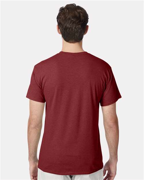 Hanes Perfect-T Triblend T-Shirt 42TB Athletic Cardinal Heather
