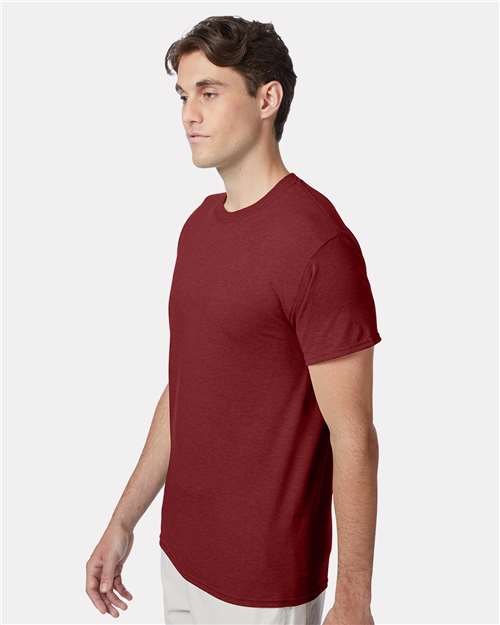 Hanes Perfect-T Triblend T-Shirt 42TB Athletic Cardinal Heather