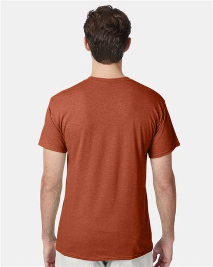 Hanes Perfect-T Triblend T-Shirt 42TB Texas Orange Heather