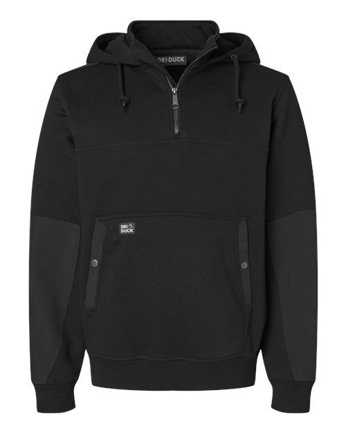 DRI DUCK Men's Mission Quarter-Zip Hooded Pullover 7349