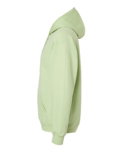 Gildan Softstyle® Midweight Hooded Sweatshirt SF500 Pistachio Custom Embroidered Business Logo