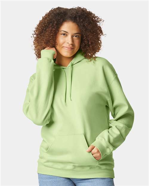 Gildan Softstyle® Midweight Hooded Sweatshirt SF500 Pink Lemonade Custom Embroidered Business Logo