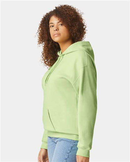 Gildan Softstyle® Midweight Hooded Sweatshirt SF500 Pistachio Custom Embroidered Business Logo