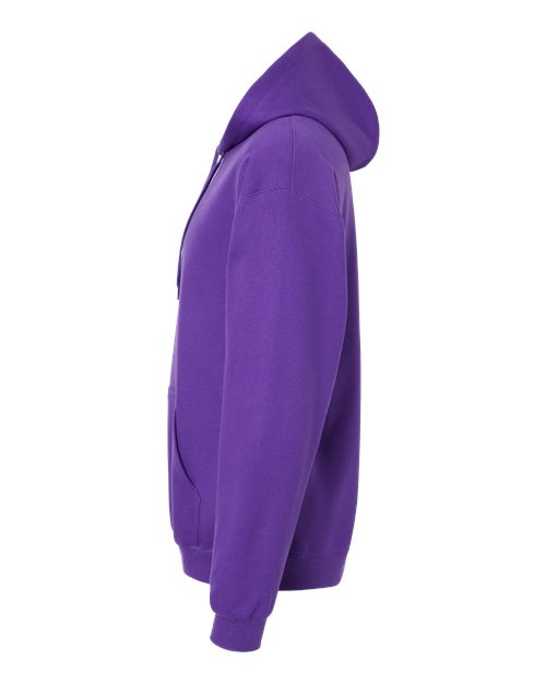 Gildan Softstyle® Midweight Hooded Sweatshirt SF500 Purple Custom Embroidered Business Logo