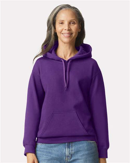 Custom Embroidered  Gildan Softstyle® Midweight Hooded Sweatshirt SF500 Purple