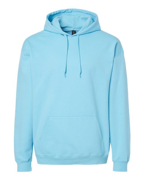 Gildan Softstyle® Midweight Hooded Sweatshirt SF500 Sky Custom Embroidered Business Logo