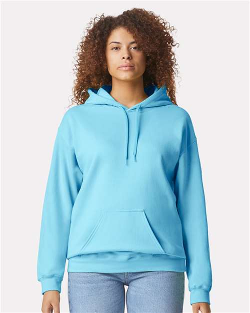 Custom Embroidered  Gildan Softstyle® Midweight Hooded Sweatshirt SF500 Sky
