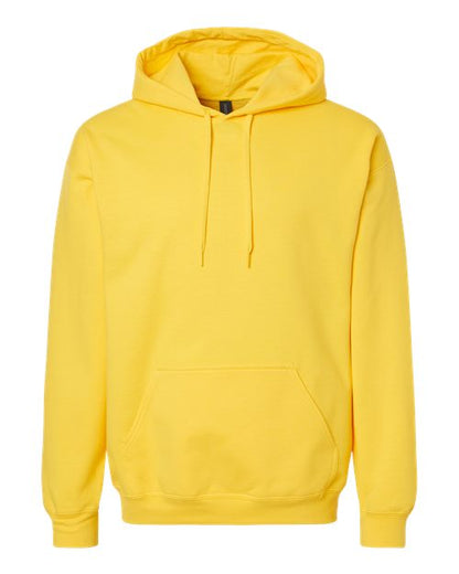 Gildan Softstyle® Midweight Hooded Sweatshirt SF500 Cocoa Custom Embroidered Business Logo