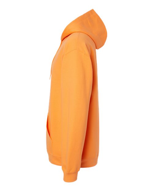 Gildan Softstyle® Midweight Hooded Sweatshirt SF500 Tangerine Custom Embroidered Business Logo