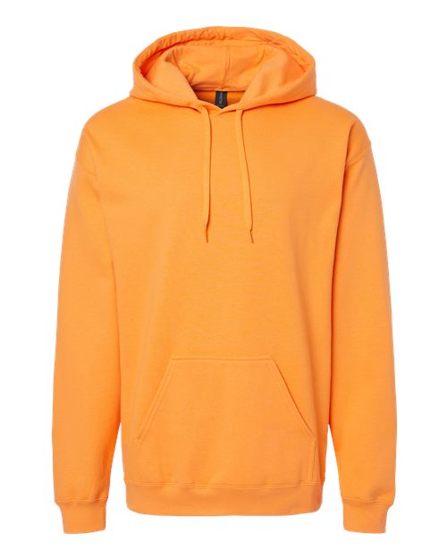 Gildan Softstyle® Midweight Hooded Sweatshirt SF500 Tangerine Custom Embroidered Business Logo