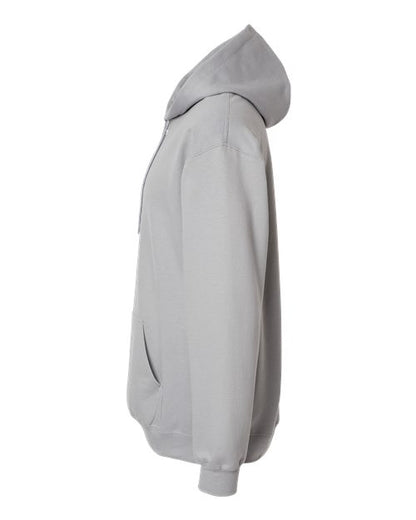 Gildan Softstyle® Midweight Hooded Sweatshirt SF500 Cement Custom Embroidered Business Logo