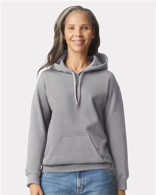 Custom Embroidered  Gildan Softstyle® Midweight Hooded Sweatshirt SF500 Cement