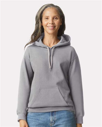 Custom Embroidered  Gildan Softstyle® Midweight Hooded Sweatshirt SF500 Cement