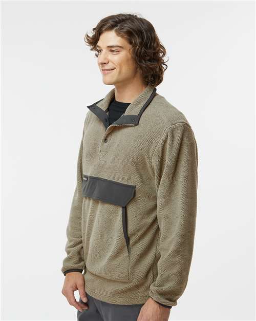 DRI DUCK Timber Mountain Fleece Pullover 7356 Custom Embroidered Business Logo