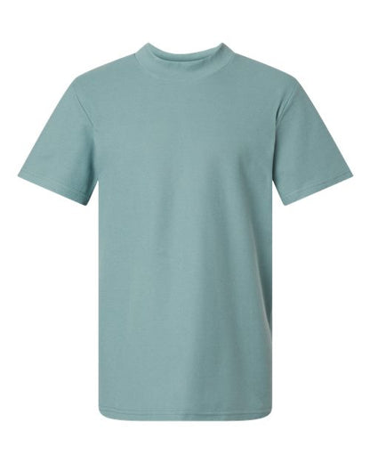 American Apparel Pique Mockneck Tee 1PQ