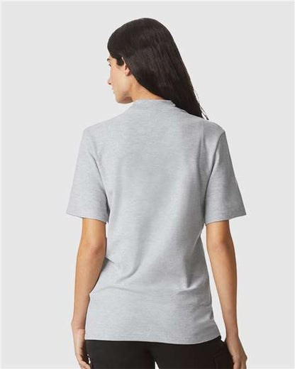 American Apparel Pique Mockneck Tee 1PQ