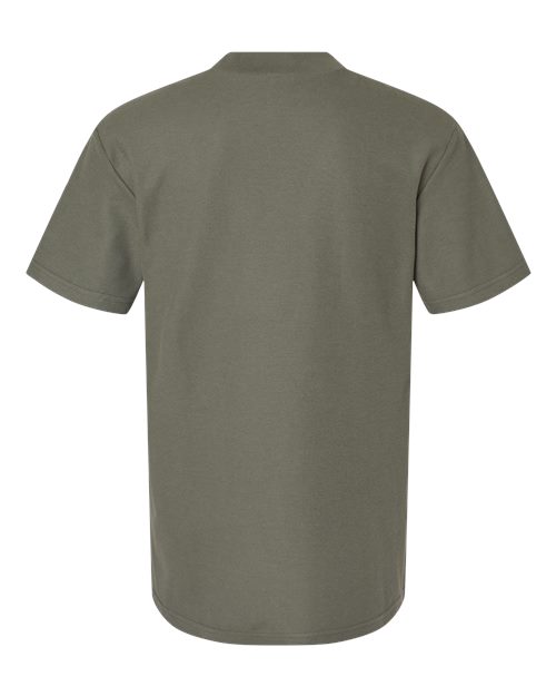American Apparel Pique Mockneck Tee 1PQ