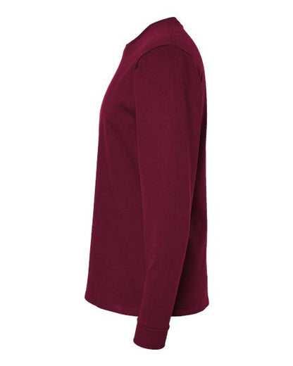 Hanes Essential-T Long Sleeve T-Shirt 5286 Athletic Cardinal