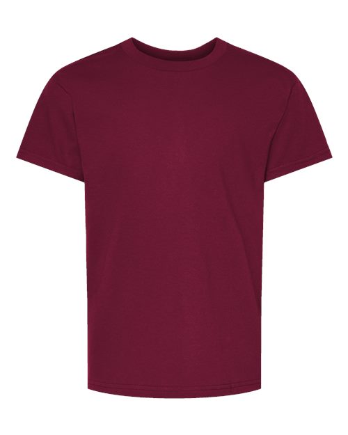 Hanes Essential-T Youth T-Shirt 5480 Athletic Cardinal