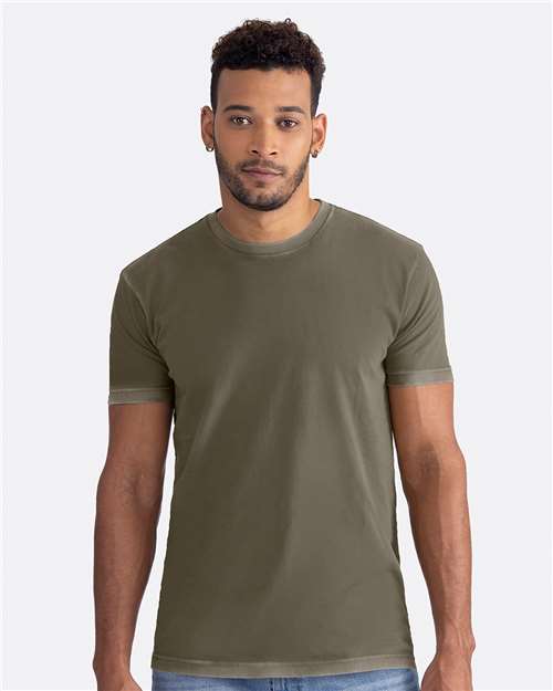Custom Embroidered  Next Level Soft Wash T-Shirt 3600SW  
