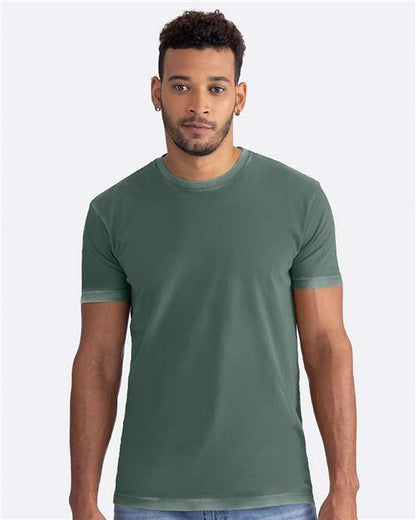 Custom Embroidered  Next Level Soft Wash T-Shirt 3600SW  