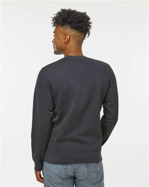 J. America BTB Fleece Crewneck Sweatshirt 8721