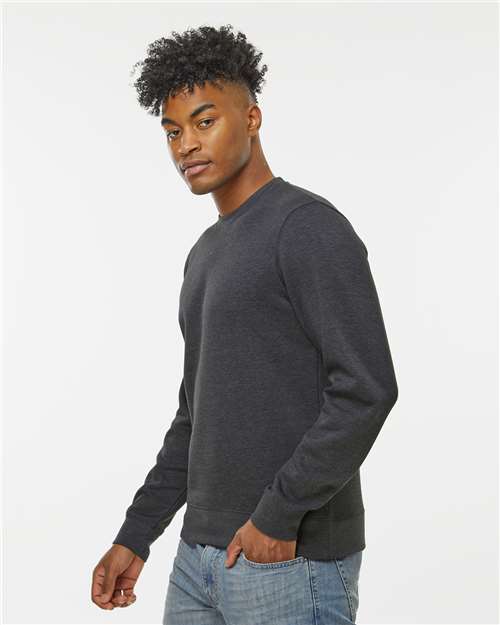 J. America BTB Fleece Crewneck Sweatshirt 8721