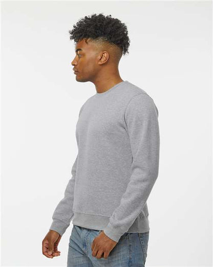 J. America BTB Fleece Crewneck Sweatshirt 8721
