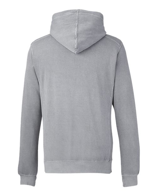 J. America Pigment-Dyed Fleece Hooded Sweatshirt 8730