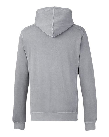J. America Pigment-Dyed Fleece Hooded Sweatshirt 8730