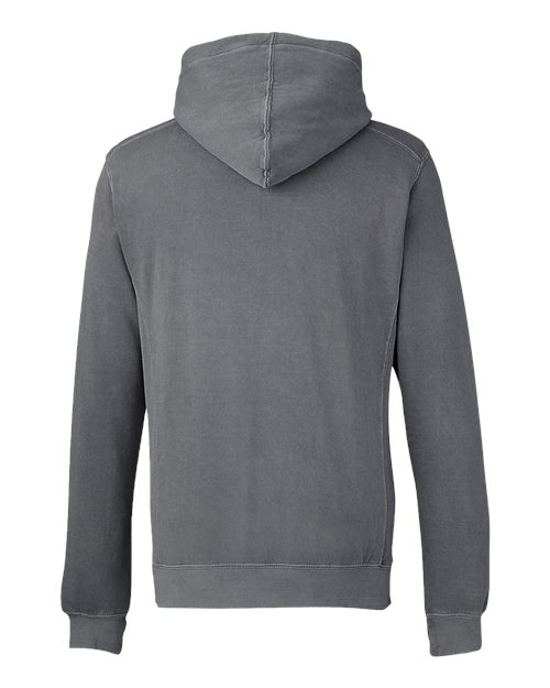 J. America Pigment-Dyed Fleece Hooded Sweatshirt 8730