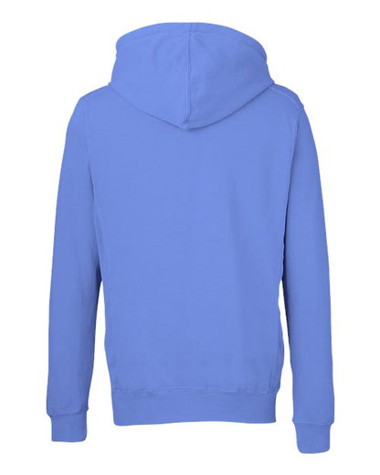 J. America Pigment-Dyed Fleece Hooded Sweatshirt 8730