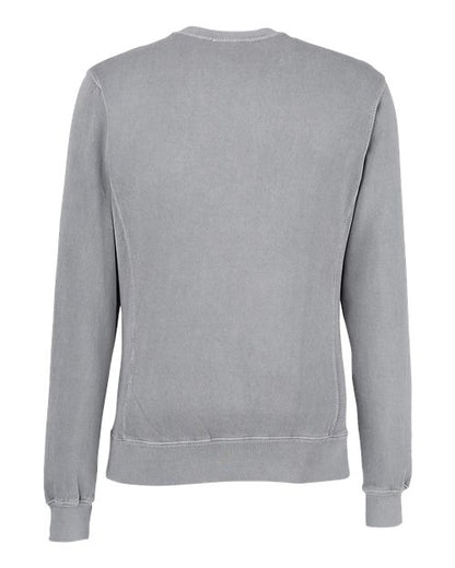 J. America Pigment-Dyed Fleece Crewneck Sweatshirt 8731