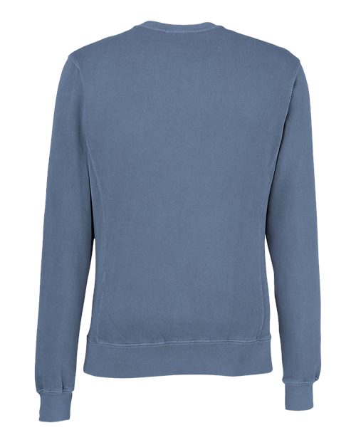 J. America Pigment-Dyed Fleece Crewneck Sweatshirt 8731