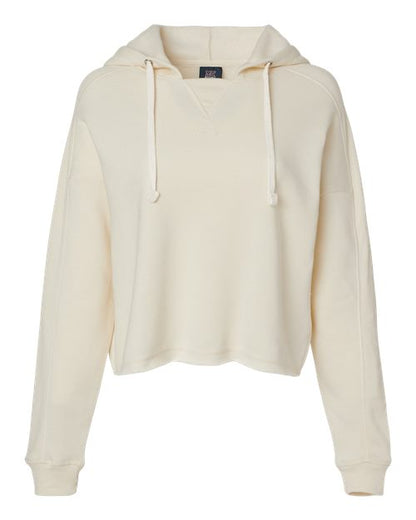 MV Sport Women's Angel Fleece Crop Hooded Sweatshirt W23101